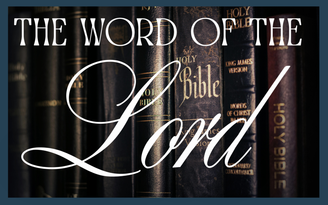 THE WORD OF THE LORD
